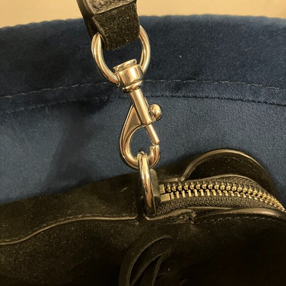 Rebecca Minkoff Darren black suede fringe crossbody bag, used like new - Picture 8 of 12